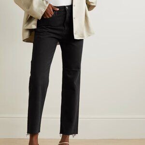 Toteme classic high rise straight-leg organic jeans